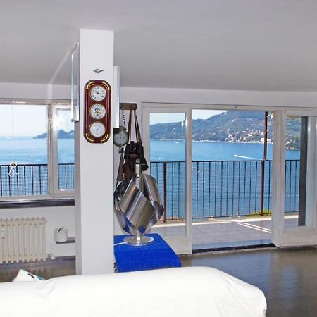 Nautilus Vista Mare Mozzafiato A 180 Gradi- Posto Auto Privato - 2 Camere Matrimoniali Piu 1 Divano Letto Singolo-Sky,Netflix-Wifi 200Mg Rapallo Exterior photo