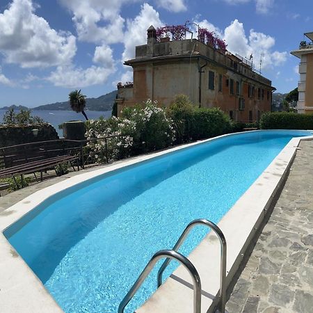 Nautilus Vista Mare Mozzafiato A 180 Gradi- Posto Auto Privato - 2 Camere Matrimoniali Piu 1 Divano Letto Singolo-Sky,Netflix-Wifi 200Mg Rapallo Exterior photo