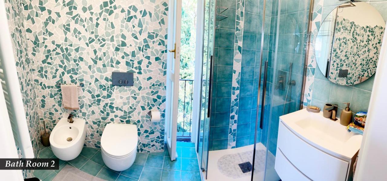 Nautilus Vista Mare Mozzafiato A 180 Gradi- Posto Auto Privato - 2 Camere Matrimoniali Piu 1 Divano Letto Singolo-Sky,Netflix-Wifi 200Mg Rapallo Exterior photo
