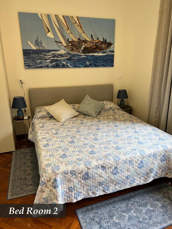 Nautilus Vista Mare Mozzafiato A 180 Gradi- Posto Auto Privato - 2 Camere Matrimoniali Piu 1 Divano Letto Singolo-Sky,Netflix-Wifi 200Mg Rapallo Exterior photo