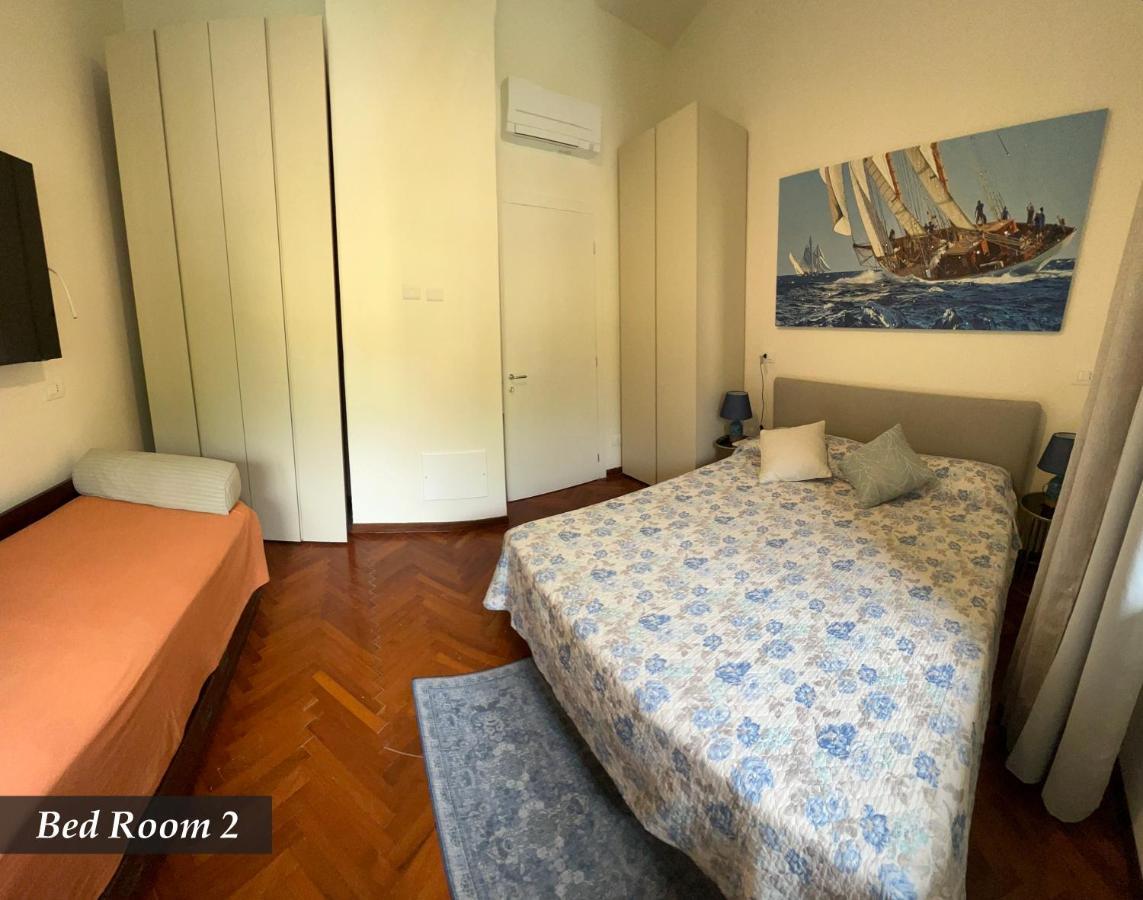 Nautilus Vista Mare Mozzafiato A 180 Gradi- Posto Auto Privato - 2 Camere Matrimoniali Piu 1 Divano Letto Singolo-Sky,Netflix-Wifi 200Mg Rapallo Exterior photo